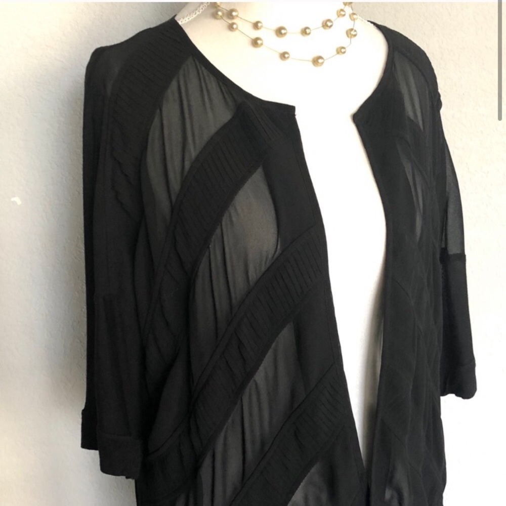 Patterson J. Kincaid sheer open cardi